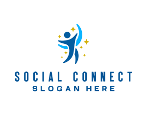 Social Career Leader logo design
