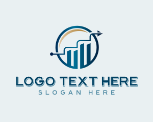 Trader - Finance Graph Accounting logo design