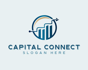 Finance Graph Accounting logo design