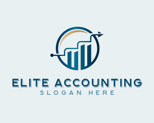 Finance Graph Accounting logo design