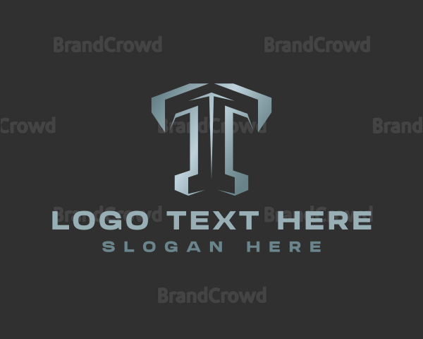 Elegant Media Agency Letter T Logo