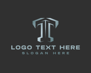 Letter Da - Elegant Media Agency Letter T logo design