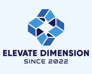 Digital Network Cube  logo design