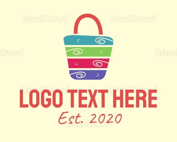 Colorful Tote Bag Logo