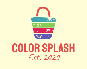 Colorful Tote Bag logo design