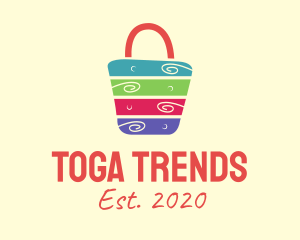 Colorful Tote Bag logo design