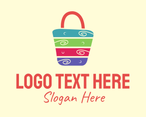 Colorful Tote Bag Logo