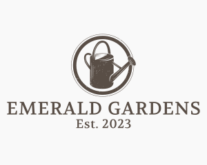 Garden Watering Can logo design