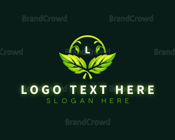 Garden Leaf Lawn Logo