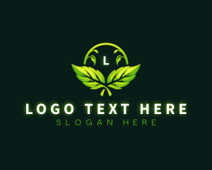 Lawn - Garden Leaf Lawn logo design