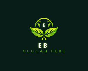 Natural - Garden Leaf Lawn logo design