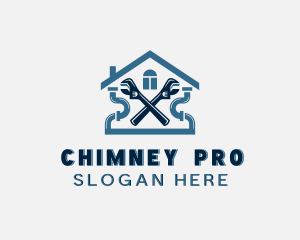 House Plumbing Contractor logo design