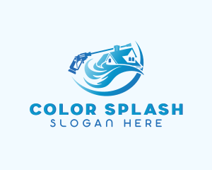 House Wash Cleaning logo design