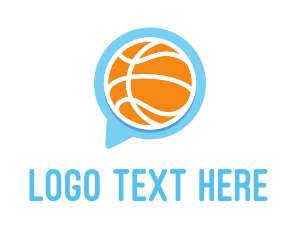 Sports Betting - Basketball Sport Chat logo design