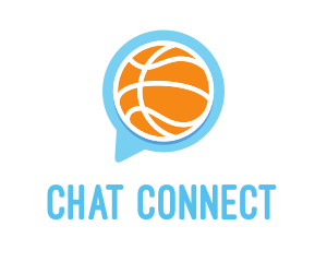 Chat - Basketball Sport Chat logo design