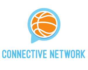 Meetup - Basketball Sport Chat logo design