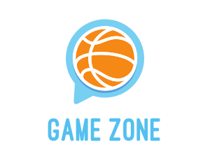 Basketball Sport Chat logo design