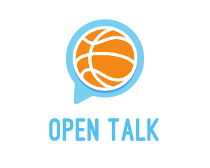 Basketball Sport Chat logo design