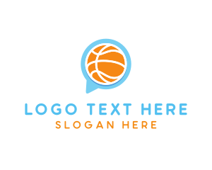 Basketball Sport Chat logo design