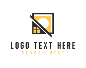 Roofing - Square Window Roof logo design