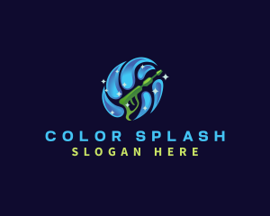 Pressure Wash Cleaning logo design