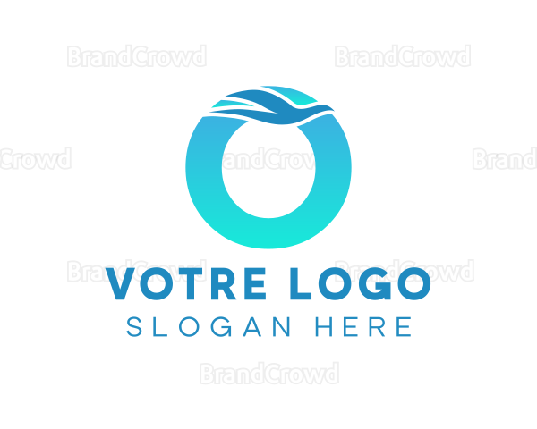 Letter O Bird Logo