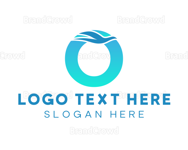 Letter O Bird Logo