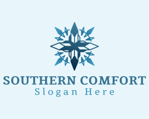 South - Modern Abstract Compass logo design