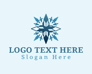 East - Modern Abstract Compass logo design