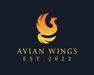 Avian - ELegant Avian Creature logo design