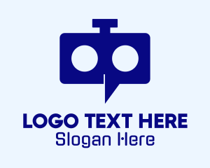 Mechanical Chat Robot Logo