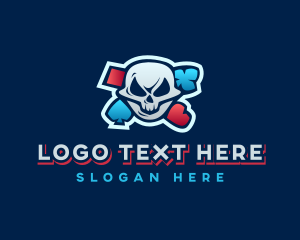 Casino - Casino Gaming Skull logo design