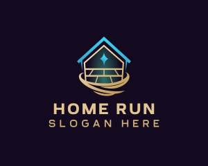 Home Flooring Renovation logo design