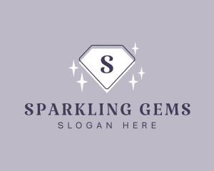 Diamond Sparkle Jewelry Boutique logo design