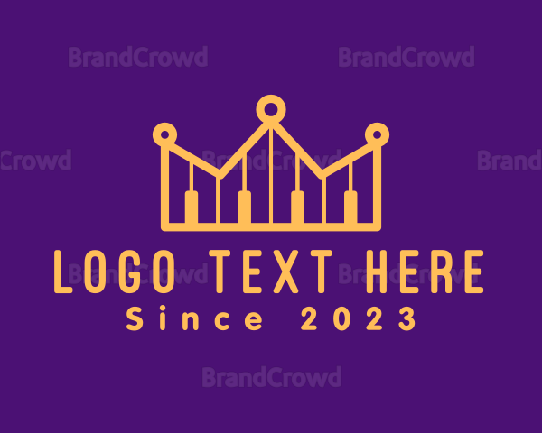 Piano Chord Crown Logo