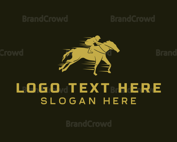 Horse Race Stallion Logo