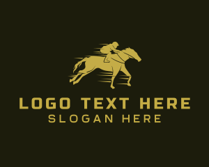 Horseracing - Horse Race Stallion logo design