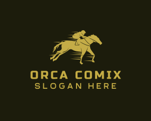 Horse Race Stallion Logo