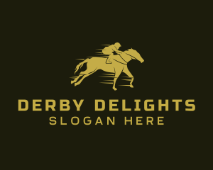 Derby - Horse Race Stallion logo design