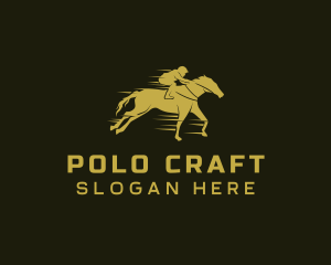 Polo - Horse Race Stallion logo design