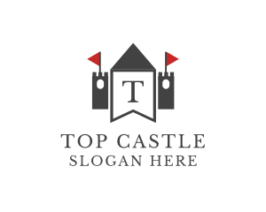 Castle Kingdom Turret logo design