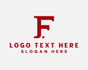 App - Generic Company Business Letter F logo design