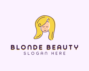 Blonde - Blonde Hair Salon logo design