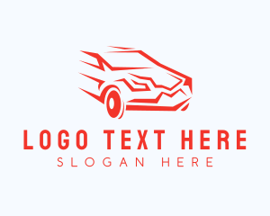 Motorsports - Fast Racing Car logo design