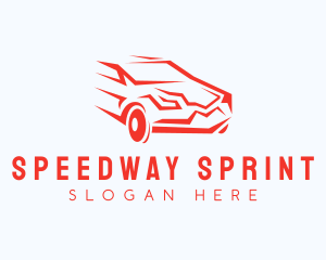 Fast Racing Car  logo design