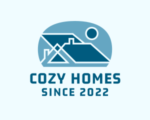 Housing - Residential House Roof logo design