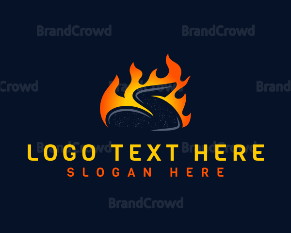 Flame Chicken Wing Logo