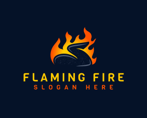 Flaming - Flame Chicken Wing logo design
