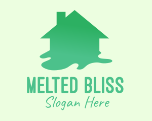 Green House Paint logo design