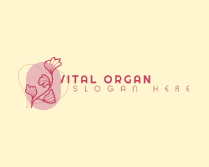 Organic Floral Salon logo design